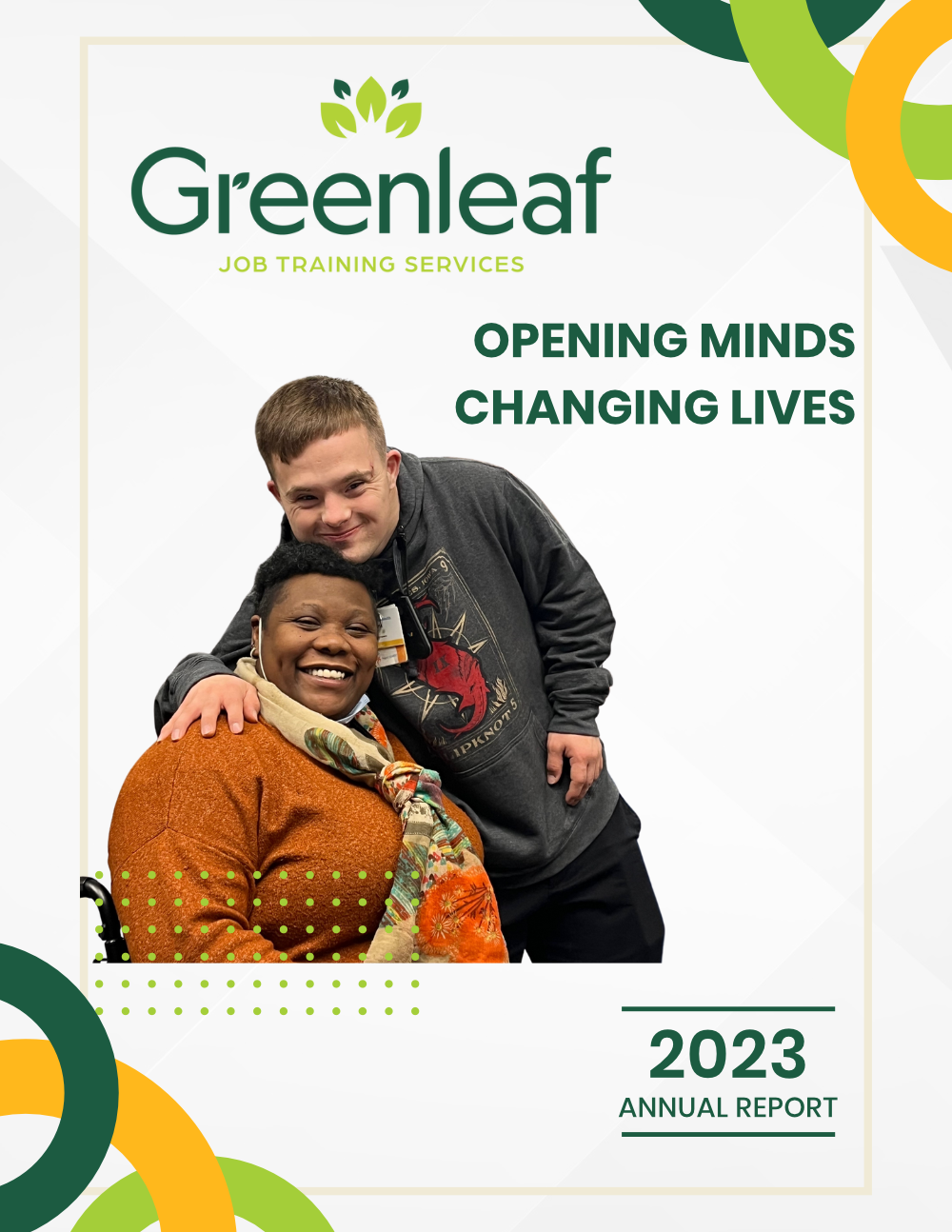 Annual Report 2023 - Greenleaf Job Training Services